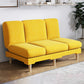 Fabric Modern Tight Back Sofa 31.49" High Armless Sofa for Living Room