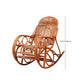 Traditional Rocking Chair Rattan Built-in Armrest Indoor Rocking Chair