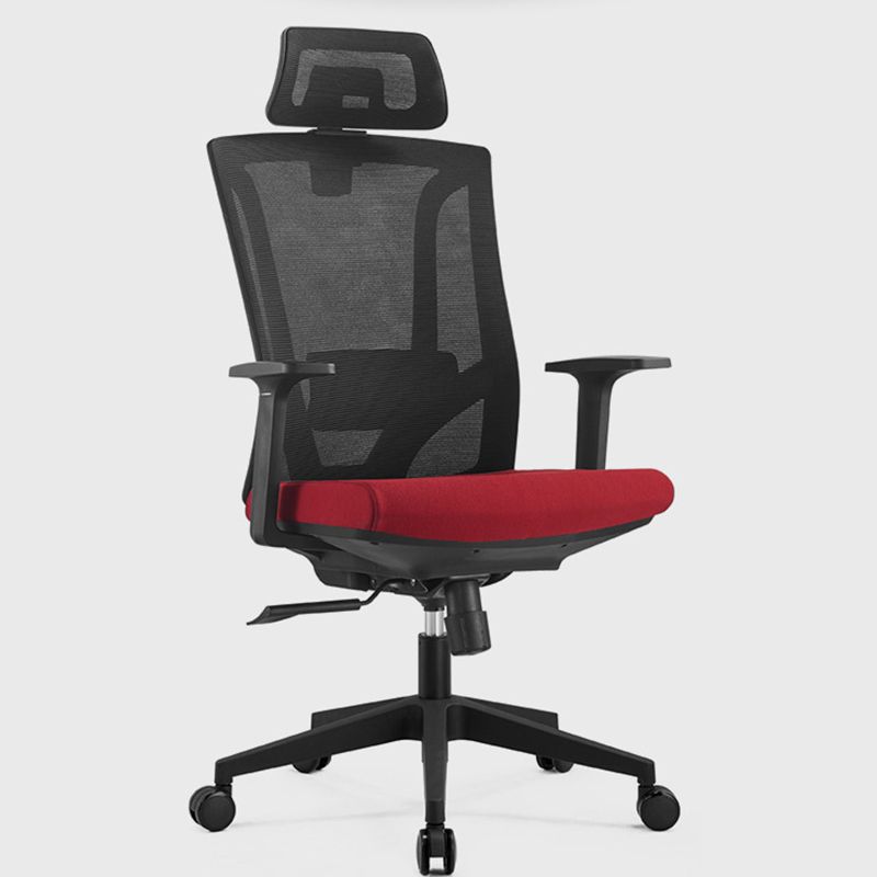 Contemporary High Back Office Chair Ergonomic Adjustable Chair Clearhalo 'furn' 'furn_office_chair' 'Furniture' 'Office Chairs' 'Office Furniture' 'office_chair' 1200x1200_2c28c9b9-c9f6-4f33-932a-b5e6bb685b05