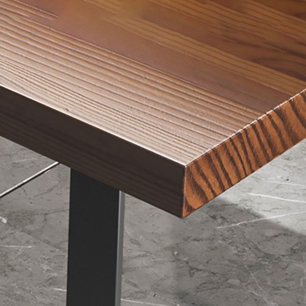 Industrial 1/3/4/5/7 Pieces Dinette Set Solid Wood Dining Table and Chairs Clearhalo 'Dining Room Sets' 'Dining Tables & Seating' 'dining_room_set' 'furn' 'furn_dining_room_set' 'Furniture' 'furniture_dining_room_set' 'Kitchen & Dining Furniture' 1200x1200_2c2e6977-4998-449c-bf57-e88a8c96d517