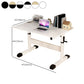 Modern Wood Office Desk Rectangle Task Desk with T-Shape Base for Home