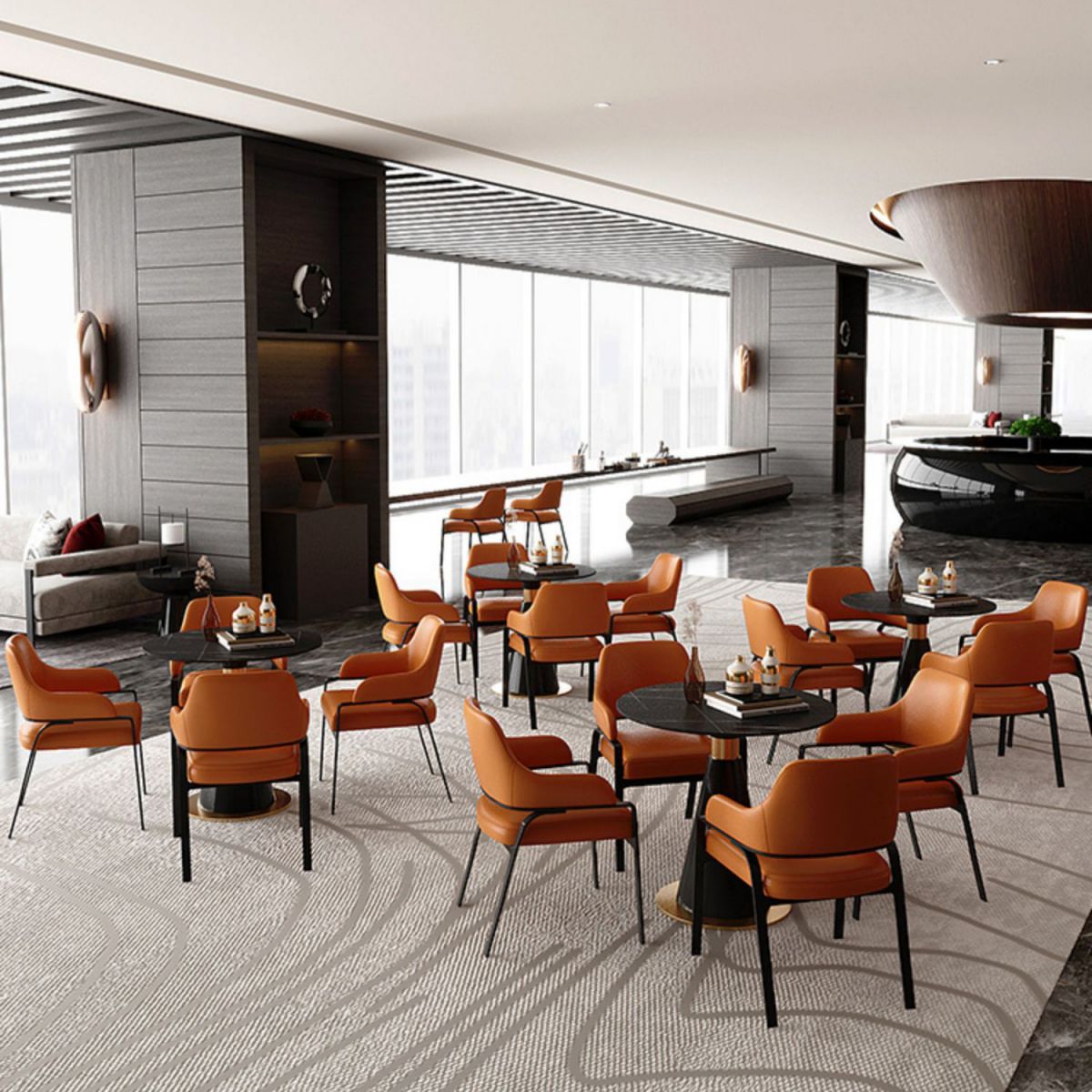 Mesa de piedra sinterizada de interior de lujo tradicional para la cocina para la cocina