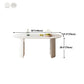 White Tone Dining Table Simplicity Double Pedestal Table for Dining Room Clearhalo ' dining_table' 'Dining Tables & Seating' 'Dining Tables' 'furn' 'furn_dining_table' 'Furniture' 'furniture_dining_table' 'Kitchen & Dining Furniture' 'kitchen&dining_furn' 'kitchen' 'kitchen_dining_table' 1200x1200_2c32672a-9fd9-49da-90ee-8bcdaec36818