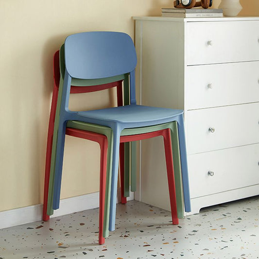 Nordic Style Open Back Dining Side Chair for Home Plastic Dining Armless Chair Clearhalo 'Dining Chairs' 'Dining Tables & Seating' 'dining_chair' 'furn' 'furn_dining_chair' 'Furniture' 'furniture_dining_chair' 'Kitchen & Dining Furniture' 1200x1200_2c34c035-d795-4d4e-bd9c-f6c8aacde9f9