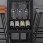 Industrial Style Rectangle Bar Table 42-inch Height Iron Pedestal Bistro Table Clearhalo 'Bar Furniture' 'Bar Tables' 'bar_tables' 'furn' 'furn_bar_tables' 'Furniture' 'furniture_bar_tables' 'Kitchen & Dining Furniture' 1200x1200_2c35f02d-b483-43fb-a093-4bf87bbe4868
