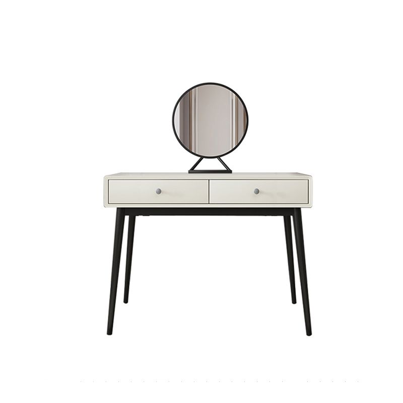 29.5" Height White Wooden Top Make-up Vanity with Drawer for Bedroom