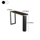 Kitchen Stone Top Counter Table Metal Base 42-inch Height Industrial Bar Table Clearhalo 'Bar Furniture' 'Bar Tables' 'bar_tables' 'furn' 'furn_bar_tables' 'Furniture' 'furniture_bar_tables' 'Kitchen & Dining Furniture' 1200x1200_2c3774f5-40a4-426f-8087-8b787bf73877
