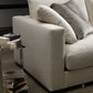 White Slipcovered Fabric Settee Recessed Arm Sofa with Pillows Clearhalo 'furn' 'furn_sofas' 'Furniture' 'furniture_sofas' 'kitchen' 'kitchen_sofas' 'Living Room Furniture' 'Sofa' 'sofas' 1200x1200_2c37a585-e9eb-4e53-8b4d-2b2b37d582d1