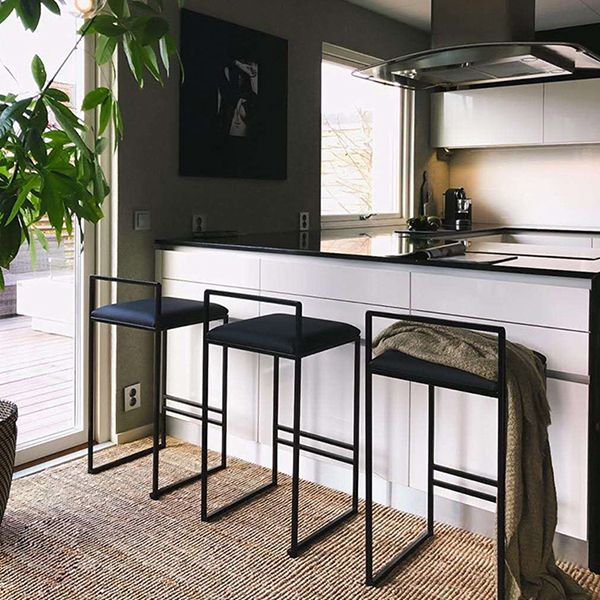 Industrial Low Back Stool Rectangle Upholstered Bar Stools for Living Room Clearhalo 'Bar Furniture' 'Bar Stools' 'bar_stools' 'furn' 'furn_bar_stools' 'Furniture' 'Kitchen & Dining Furniture' 1200x1200_2c3a1850-42fb-4477-9ca5-1d1f4f2586d9