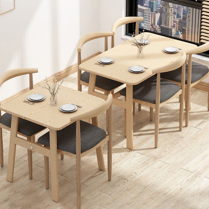 Square Dining Table Modern Plastic Tabletop with Metal Trestle Base Clearhalo 'Dining Tables & Seating' 'Dining Tables' 'dining_table' 'furn' 'furn_dining_table' 'Furniture' 'Kitchen & Dining Furniture' 1200x1200_2c3a6624-b340-4440-8797-1657dde7e1b9