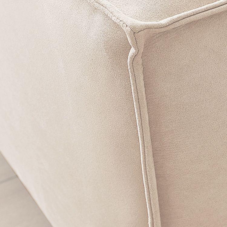 Divano braccio ad incasso beige divano standard serrato per soggiorno