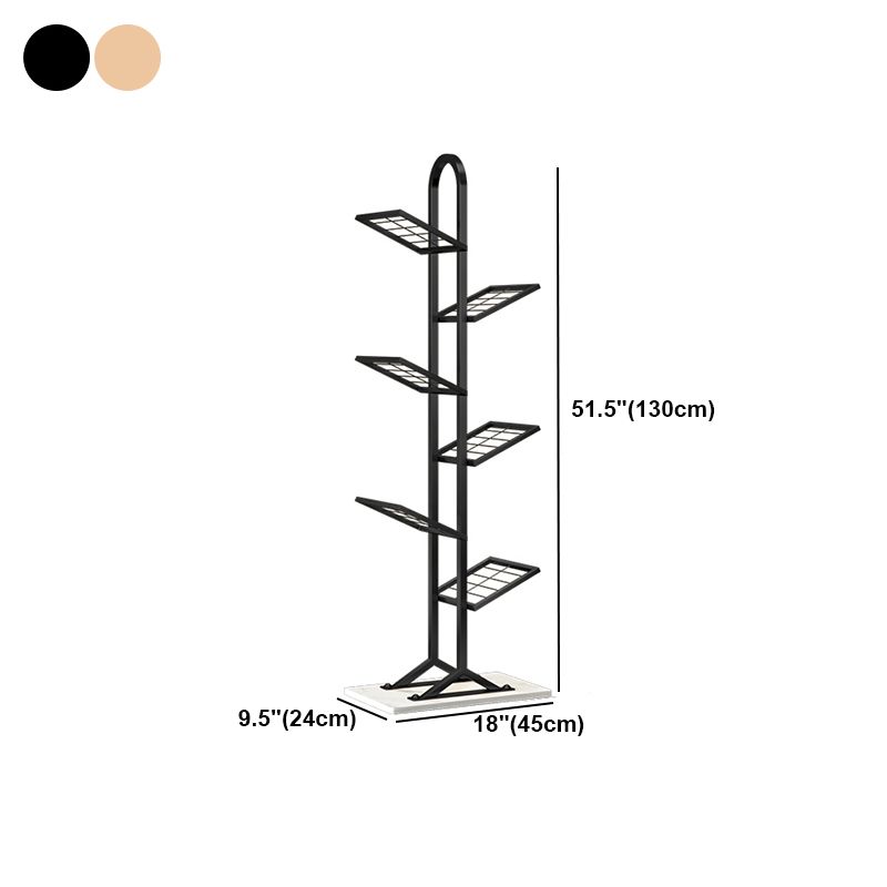 Modern Style Open Bookshelf Metal Etagere Shelf Bookcase for Home Clearhalo 'Bookcases' 'furn' 'furn_bookcases' 'Furniture' 'furniture_bookcases' 'kitchen' 'kitchen_bookcases' 'Living Room Furniture' 'Office Furniture' 1200x1200_2c40f5b9-6a99-4bf0-9345-6aeb99d73bba