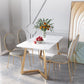 Minimalist Rectangle Shape White Dining Table Sintered Stone Standard Dining Table for Kitchen Clearhalo ' dining_table' 'Dining Tables & Seating' 'Dining Tables' 'furn' 'furn_dining_table' 'Furniture' 'furniture_dining_table' 'Kitchen & Dining Furniture' 'kitchen&dining_furn' 'kitchen' 'kitchen_dining_table' 1200x1200_2c411055-b576-4fd1-ba91-89bc2dffee01