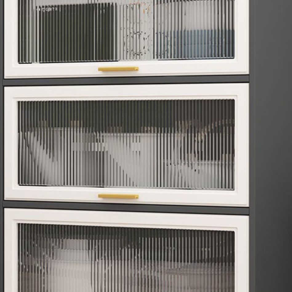 Puertas de madera de ingeniería modernas Puertas de vidrio de comedor gabinetes