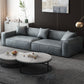 Modern Living Room Faux Leather Couch Square Arm Standard Cushions Sofa Clearhalo 'furn' 'furn_sofas' 'Furniture' 'furniture_sofas' 'Living Room Furniture' 'Sofa' 'sofas' 1200x1200_2c435863-1a84-4de9-9dc9-f7d0bd9e23e5