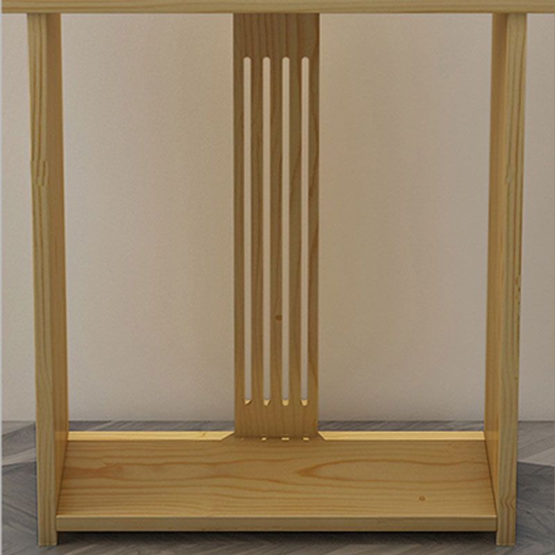 Table de consola de pino de 12 "Mesa de acento rectángulo moderno de mediados de siglo para Hall