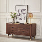 Mid-Century Modern Brown Accent Chest with 6 Soft Close Drawers Clearhalo 'Cabinets & Chests' 'cabinets_chests' 'furn' 'furn_cabinets_chests' 'Furniture' 'Living Room Furniture' 1200x1200_2c46ca28-28a8-46e8-9f9f-10ccce61502b