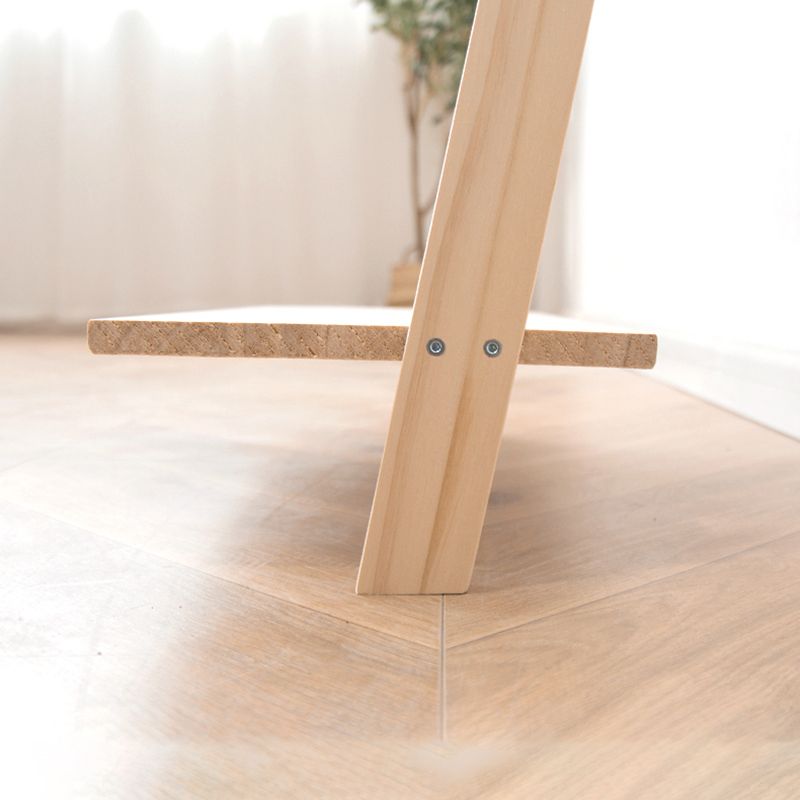 Contemporary Ladder Bookcase Solid Wood Open Back Bookshelf with Shelves Clearhalo 'Bookcases' 'furn' 'furn_bookcases' 'Furniture' 'Office Furniture' 1200x1200_2c4982d9-38a2-4328-a695-dc70b2c280ea