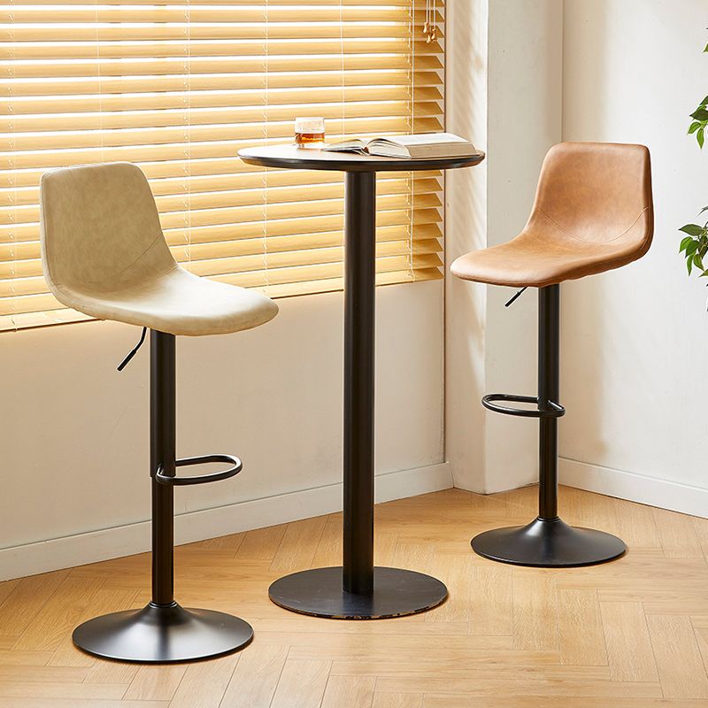 Industrial Liftable Bar-stool Metal Counter Bar Stool with Metal Legs Clearhalo 'Bar Furniture' 'Bar Stools' 'bar_stools' 'furn' 'furn_bar_stools' 'Furniture' 'furniture_bar_stools' 'Kitchen & Dining Furniture' 1200x1200_2c4a680f-0956-4dc7-b492-721efd726373