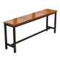 Industrial Wooden 1/2/5 Pieces Bar Table Set Rectangle Bar Table with Metal Legs Clearhalo 'Bar Furniture' 'furn' 'furn_home_bar_bar_sets' 'Furniture' 'Home Bars & Bar Sets' 'home_bar_bar_sets' 'Kitchen & Dining Furniture' 1200x1200_2c4b0de0-4fe0-4d3e-b885-ced96a3ce66b