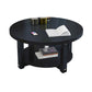 Wood Single Coffee Table No Distressing Coffee Table with Shelf Clearhalo 'Coffee & Accent Tables' 'Coffee Tables' 'coffee_tables' 'furn' 'furn_coffee_tables' 'Furniture' 'Living Room Furniture' 1200x1200_2c4b2516-2ddc-44d6-b9f3-ddb6b2c1f1d4