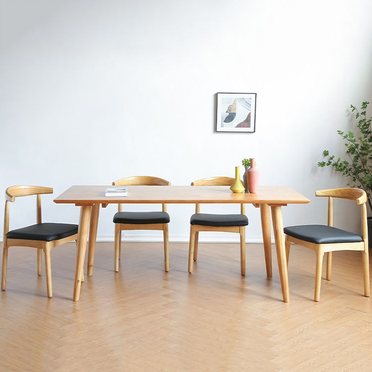 Set da pranzo in legno di pino naturale 1/2/3/5/7 pezzi Dinette moderna