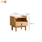 Table nombre de lit en bois massif armoire de chevet moderne classique pour chambre à coucher