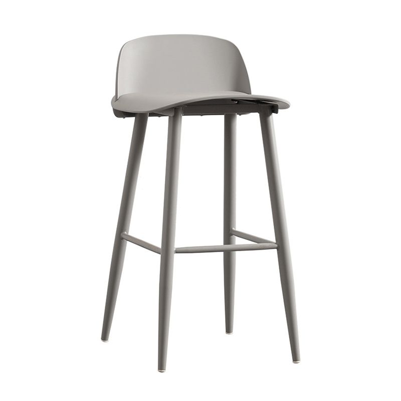 Nordic Style Plastic Barstool Colorful 4 Legs Bar Stool for Living Room Clearhalo 'Bar Furniture' 'Bar Stools' 'bar_stools' 'furniture_bar_stools' 'Kitchen & Dining Furniture' 'kitchen&dining_furn' 'kitchen' 'kitchen_furn' Furniture' 1200x1200_2c4faa20-a184-4278-9fab-f674f170453c