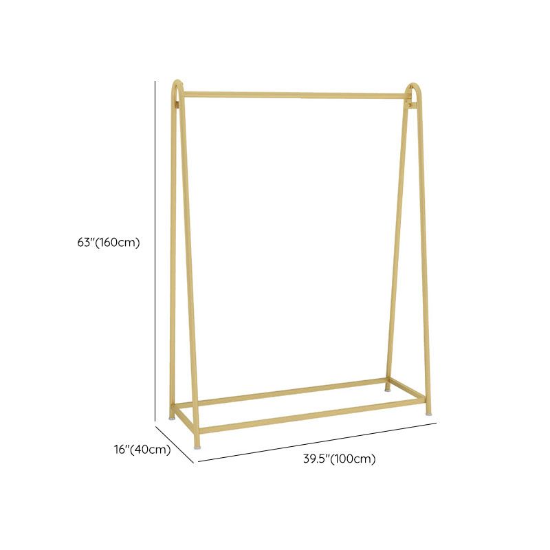 Freiständige Kleiderbügel hell Luxus Hall Tree Metalldelte Rack