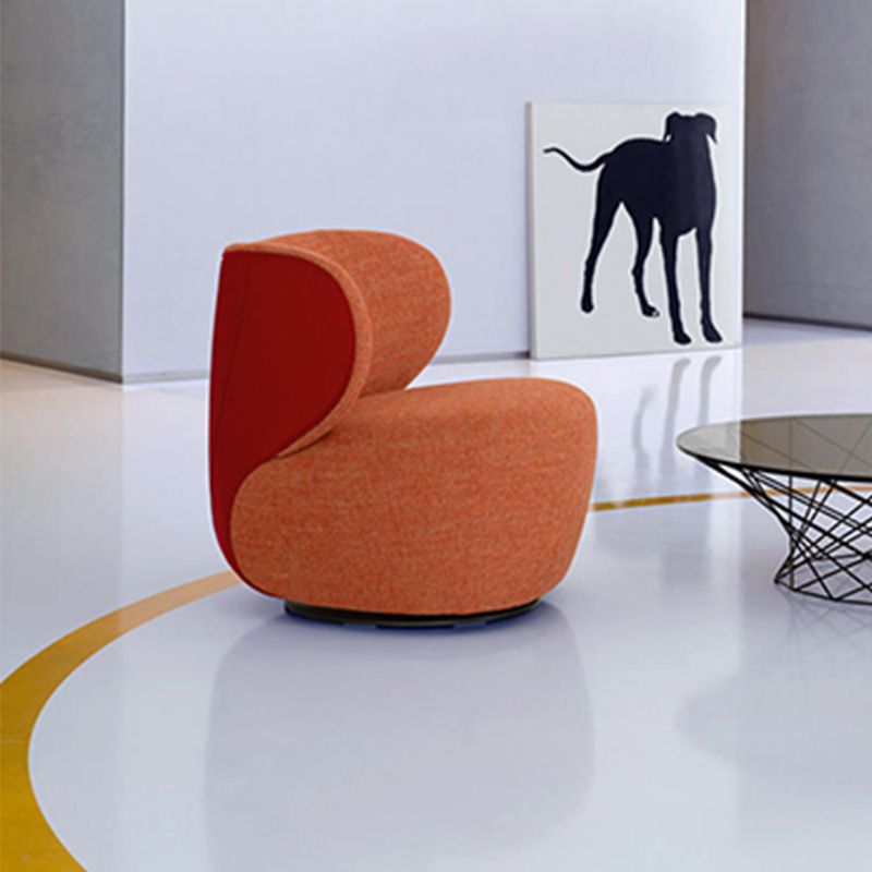 Slaapkamer katoenen armloos met stoffen stoel vaste achterkant accentkamer stoel