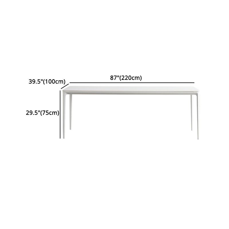 Modern Sintered Stone Top Dining Set Rectangle 1/2/4/5 Pieces Dining Table with Chairs Clearhalo 'Dining Room Sets' 'Dining Tables & Seating' 'dining_room_set' 'furn' 'furn_dining_room_set' 'Furniture' 'furniture_dining_room_set' 'Kitchen & Dining Furniture' 1200x1200_2c53c928-e792-4373-b631-6877e39a8a5b