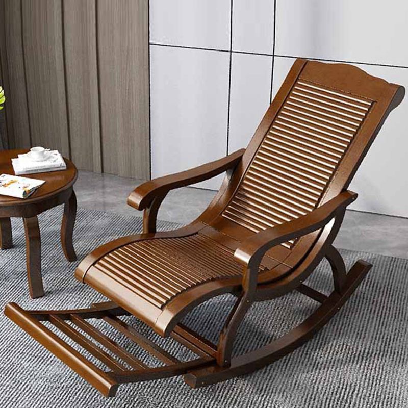 Chinese Solid Wood Lazy Sofa Chair Home Rocking Chair for Living Room ...