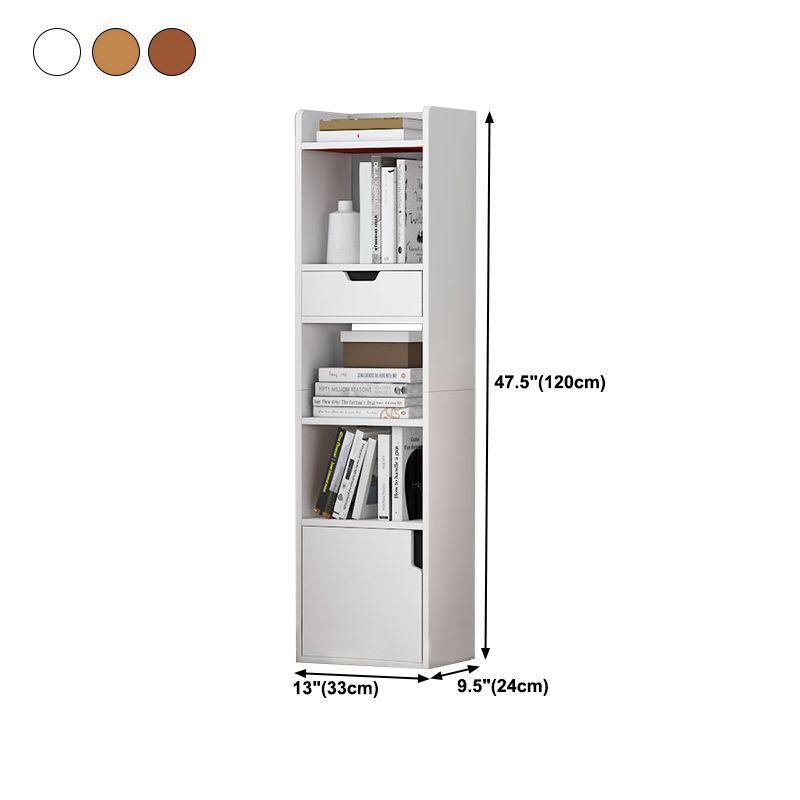 Contemporary Manufactured Wood Bookshelf Home Standard Bookcase