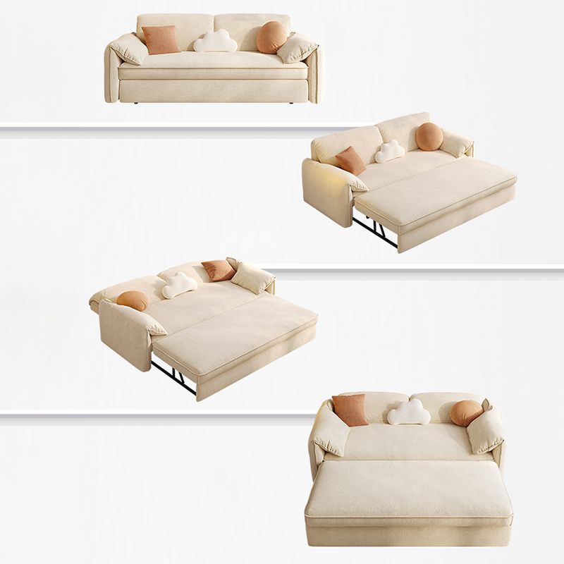 35 "divano dormiente scandinavo largo divano bianco pieghevole.