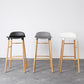 Modern Counter Bar Stool Armless Plastic Indoor Bar Stool with Footrest and Wood Base Clearhalo 'Bar Furniture' 'Bar Stools' 'bar_stools' 'furn' 'furn_bar_stools' 'furniture_bar_stools' 'Kitchen & Dining Furniture' 'kitchen&dining_furn' 'kitchen' 'kitchen_furn' Furniture' 1200x1200_2c5de2b1-5a98-45a6-bed5-c9312a71b70b