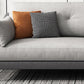 Contemporary Faux Leather Sloped Arm Sofa with Bolster Pillows for Apartment Clearhalo 'furn' 'furn_sofas' 'Furniture' 'furniture_sofas' 'kitchen' 'kitchen_sofas' 'Living Room Furniture' 'Sofa' 'sofas' 1200x1200_2c5e48a9-f7c9-49d5-909b-390656caa007