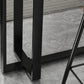 Modern Rectangle Hall/Pub Table Stone Bistro Bar Height Cocktail Table Clearhalo 'Bar Furniture' 'Bar Tables' 'bar_tables' 'furn' 'furn_bar_tables' 'Furniture' 'furniture_bar_tables' 'Kitchen & Dining Furniture' 1200x1200_2c5fc998-18cc-4564-894d-78c34de2eb6b