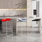 Sgabello da bar in plastica stile moderno. Sgabello da bar a secchiello ad altezza bancone