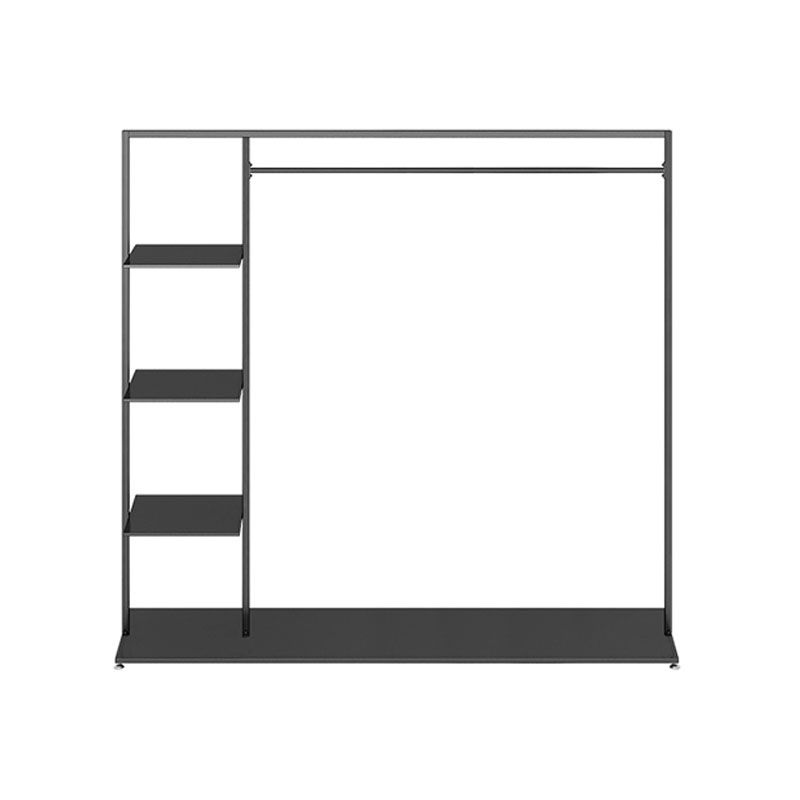 Contemporary Hall Stand with Clothes Rail Storage Shelves Coat Hanger Clearhalo 'Entry & Mudroom Furniture' 'furn' 'furn_hall_tree_coat_racks' 'Furniture' 'Hall Trees & Coat Racks' 'hall_tree_coat_racks' 1200x1200_2c6125ae-7420-48ec-bb4e-c59f7eb89532