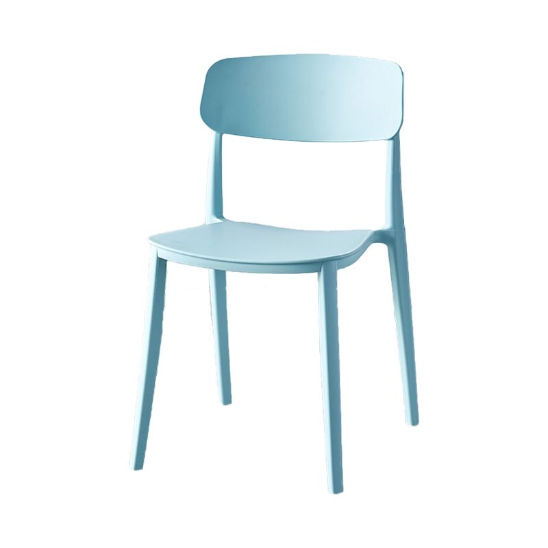 Scandinavian Home Plastic Side Chair Matte Finish Open Back Dining Chair (Set of 4) Clearhalo ' kitchen&dining_furn' 'Dining Chairs' 'Dining Tables & Seating' 'dining_chair' 'furn' 'furn_dining_chair' 'Furniture' 'furniture_dining_chair' 'Kitchen & Dining Furniture' 'kitchen' 1200x1200_2c618c58-4a6c-4aa0-a5f4-a8dc7362481b