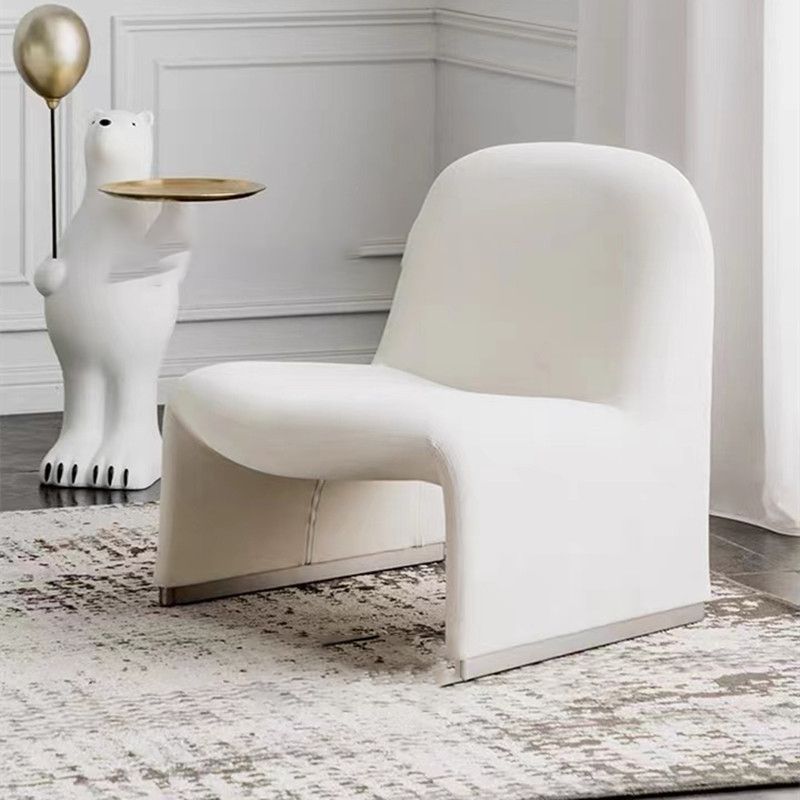 Mid-century Modern Side Chair Armless Fixed Back Accent Armchair for Bedroom Clearhalo 'Accent Chairs' 'accent_chairs' 'Chairs & Seating' 'furn' 'furn_accent_chairs' 'Furniture' 'Living Room Furniture' 1200x1200_2c61994a-eb25-4d0f-be51-210e67699f17