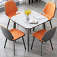 Metal Industrial Dinette Table Sintered Stone Top Table with 4 Legs Clearhalo ' dining_table' 'Dining Tables & Seating' 'Dining Tables' 'furn' 'furn_dining_table' 'Furniture' 'furniture_dining_table' 'Kitchen & Dining Furniture' 'kitchen&dining_furn' 'kitchen' 'kitchen_dining_table' 1200x1200_2c61bf8e-53a7-49b7-bb6a-0a9aa9a8b622
