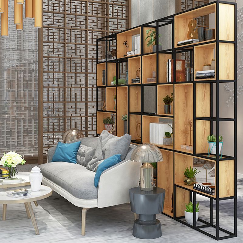 Modern Style Bookcase Metal Open Back Bookshelf for Office Use Clearhalo 'Bookcases' 'furn' 'furn_bookcases' 'Furniture' 'Office Furniture' 1200x1200_2c6252ae-f7be-4a13-b389-9e591ac185ae