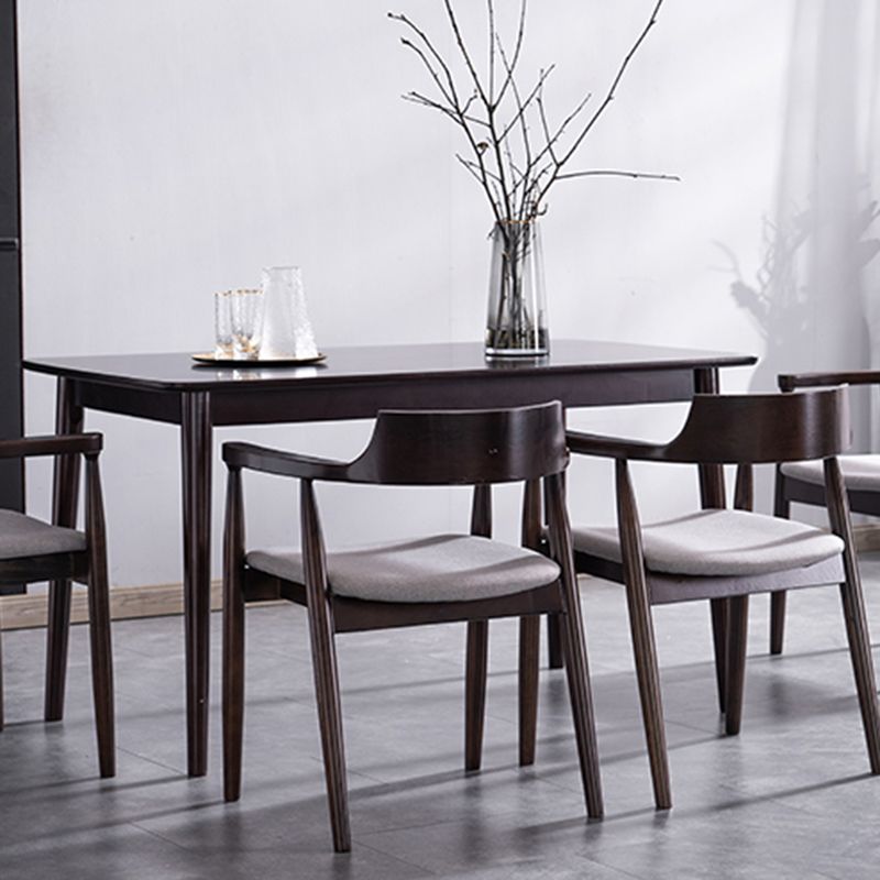 Solid Wood Contemporary Style Indoor Chair Open Back Dining Side Chairs Clearhalo ' kitchen&dining_furn' 'Dining Chairs' 'Dining Tables & Seating' 'dining_chair' 'furn' 'furn_dining_chair' 'Furniture' 'furniture_dining_chair' 'Kitchen & Dining Furniture' 'kitchen' 1200x1200_2c635c72-fdff-4de3-b66d-293f95712bca