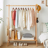 Rastrellone moderno a 4 ganci a 4 manopoli con ripiani di stoccaggio