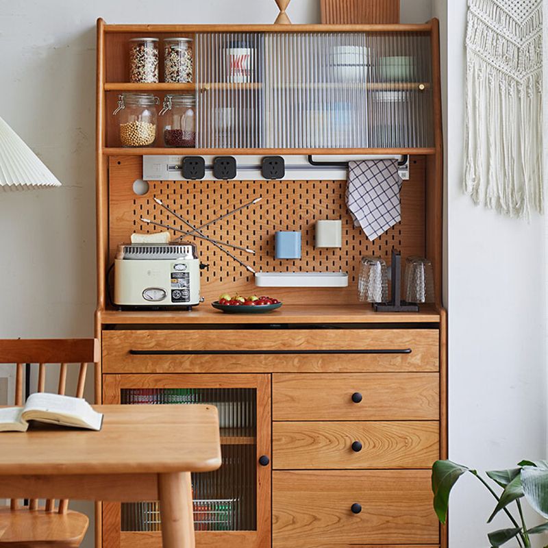 69 "H hokkast moderne glazen deur dineren hok voor keuken