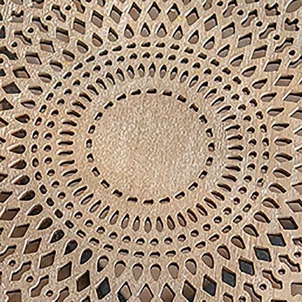 Tavolo laterale di campagna francese in vetro tavolino singolo accento singolo