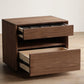 Moderne massive Holz Nacht Tabelle 2 Schubladen Aufbewahrungsbett Nachttisch