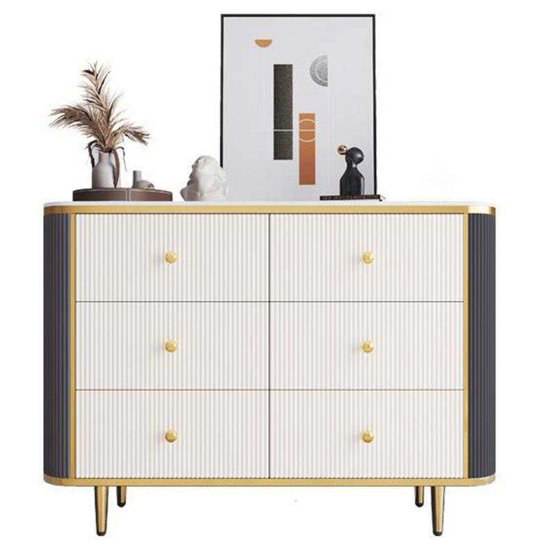 Glam Stone Bedroom Chest White 15" Wide Storage Chest with Drawers Clearhalo 'Bedroom Furniture' 'Dressers & Chests' 'dressers_chests' 'furn' 'furn_dressers_chests' 'Furniture' 1200x1200_2c6814b6-8715-4de0-b928-a414fa8fe80d