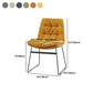 Industrial Dining Chairs Armless Chair with Metal Legs for Home
